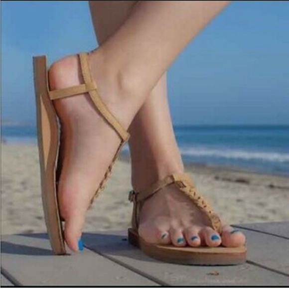 Rainbow Sandals Women’s T-Street Sierra Brown XL (11.5–13) Braided Leather Strap - Picture 1 of 4